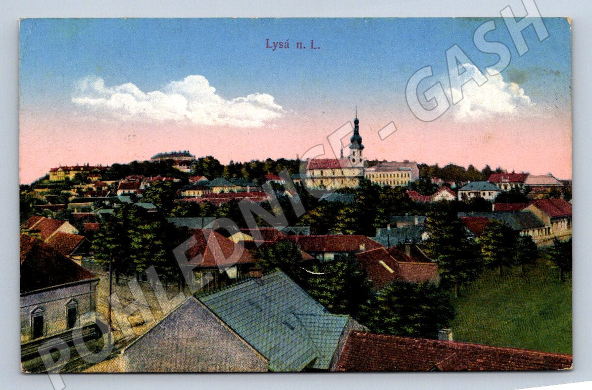 Postcard Lysá nad Labem used 1915 (ST3916)