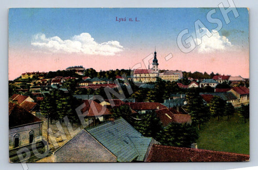 Postcard Lysá nad Labem used 1915 (ST3916)