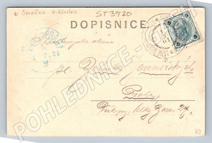 Postcard Šternberk area with pond 1901 (ST3920)