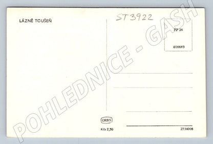 Postcard Toušeň Spa, historical (ST3922)