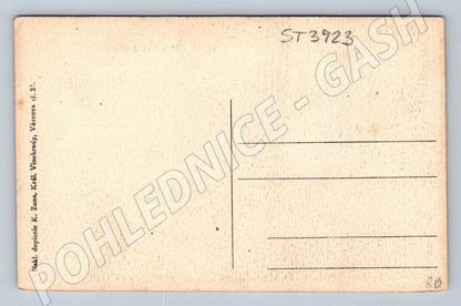 Postcard Benešov Velké náměstí historical (ST3923)