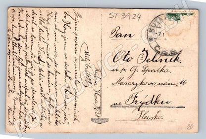 Postcard Kutná Hora election of Vladislav Jagiellon 1921 (ST3924)