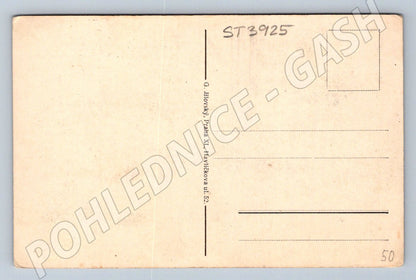 Postcard Kouřim church historical (ST3925)