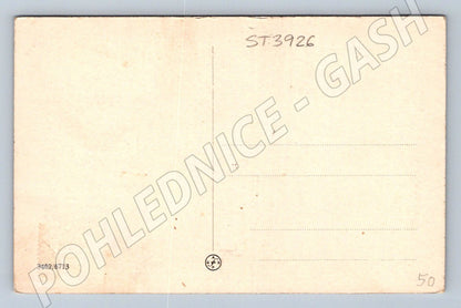 Postcard Kouřim party with a temple (ST3926)