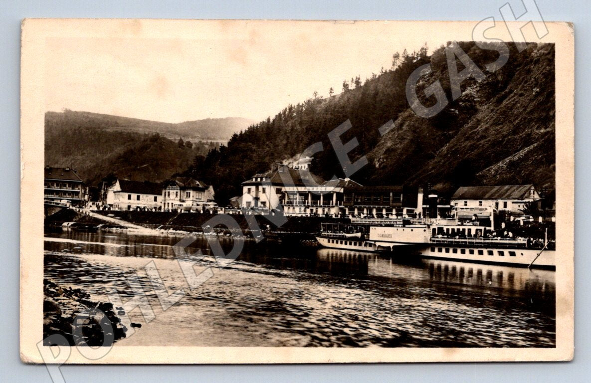 Postcard Štěchovice steamboat on the Vltava River (ST3928)