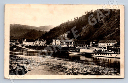 Postcard Štěchovice steamboat on the Vltava River (ST3928)