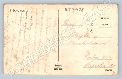 Postcard Štěchovice steamboat on the Vltava River (ST3928)