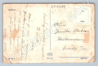 Postcard Sedlčany historical 1940 (ST3929)