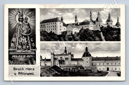 Postcard Svatá Hora near Příbram 1936 (ST3930)