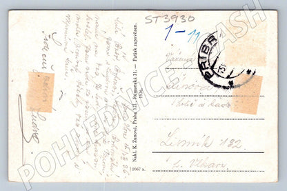 Postcard Svatá Hora near Příbram 1936 (ST3930)
