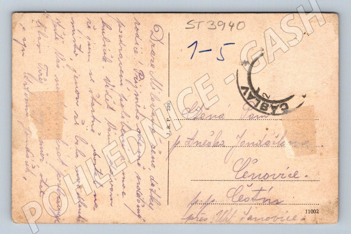 Čáslav colored historical postcard (ST3940)