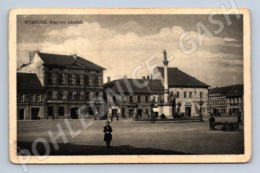 Postcard Nymburk Riegrovo náměstí used (ST3949)