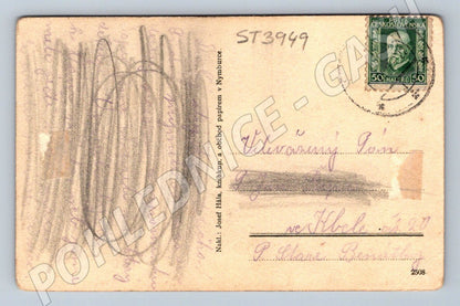 Postcard Nymburk Riegrovo náměstí used (ST3949)