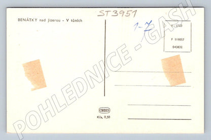 Postcard Venice above Jizerou Castle in the pools (ST3951)