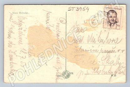 Postcard Stará Boleslav panoramic (ST3954)