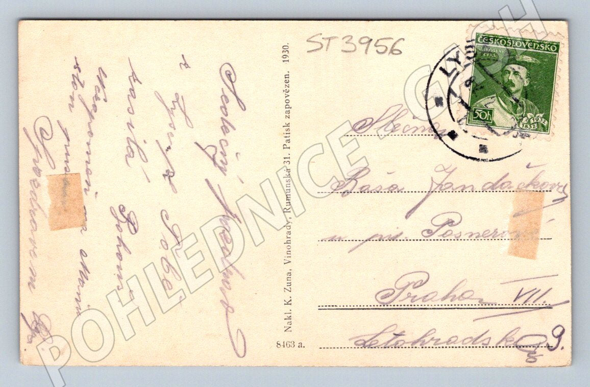 Postcard Lysá nad Labem 30 years (ST3956)