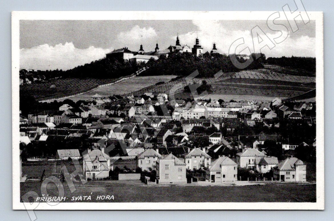 Postcard Příbram Holy Mountain historical (ST3962)