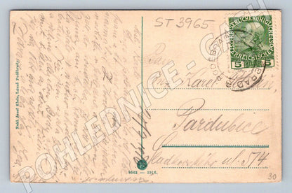 Postcard Poděbrady spa Austria Hungary (ST3965)