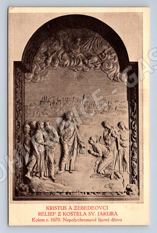 Postcard Kutná Hora Christ and the Zebedee Brothers (ST3970)
