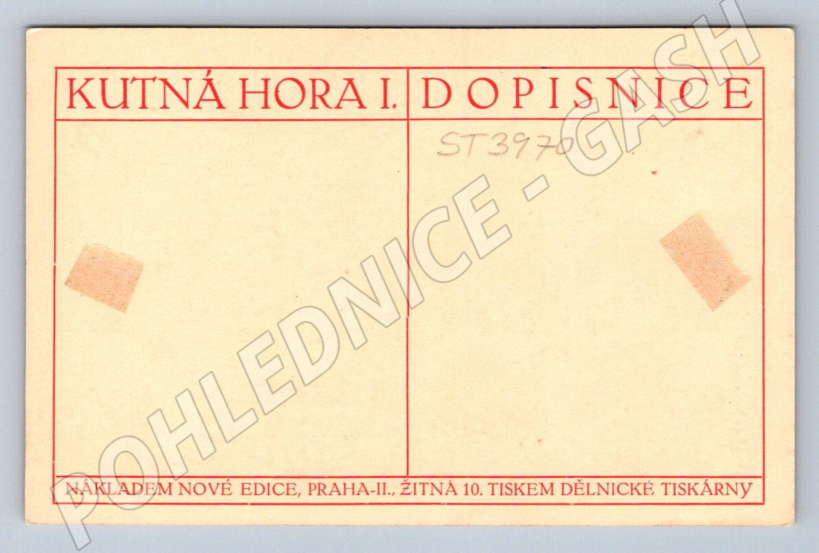 Postcard Kutná Hora Christ and the Zebedee Brothers (ST3970)