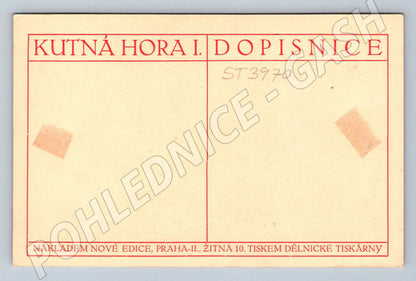 Postcard Kutná Hora Christ and the Zebedee Brothers (ST3970)