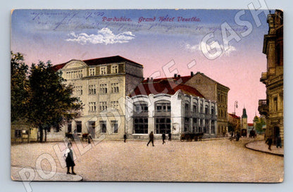 Postcard Pardubice Grand Hotel Veselka (ST3978)