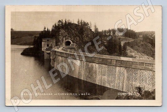 Postcard Seč Dam Legionary Stamp (ST3982)