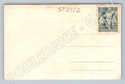 Postcard Seč Dam Legionary Stamp (ST3982)