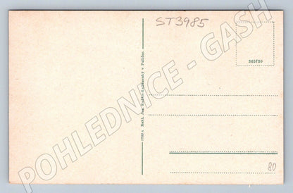 Postcard Polička square colored (ST3985)