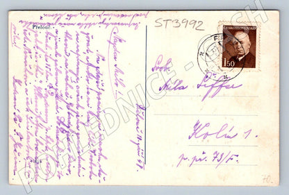 Postcard Přelouč collage handwritten (ST3992)