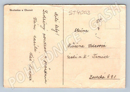 Postcard Skořenice u Chocně historical (ST4003)