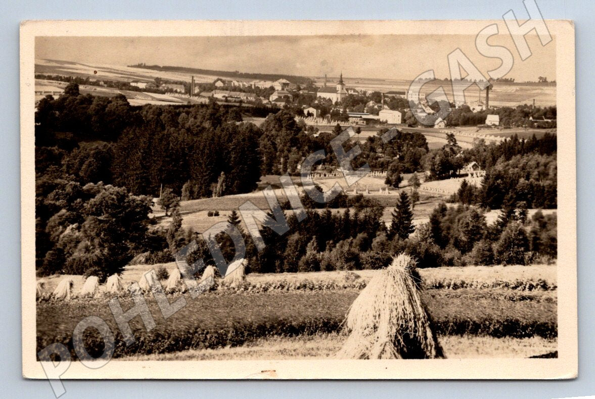 Postcard Hlinsko in Bohemia sent in 1951 (ST4007)