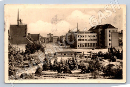 Postcard Pardubice cancelled 1949 (ST4008)