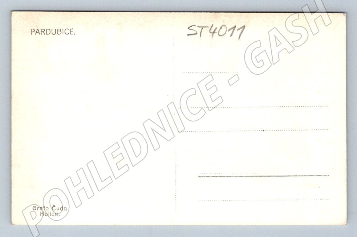 Postcard Pardubice historical center (ST4011)