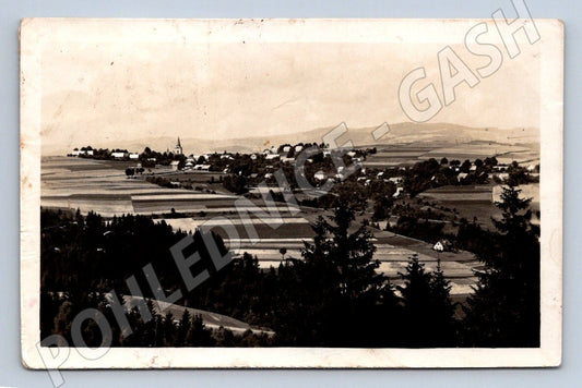 Postcard Bozkov Czech countryside historical (ST4012)