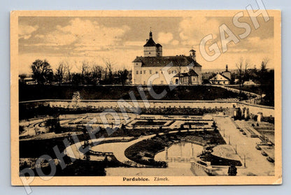 Postcard Pardubice castle postal service (ST4013)
