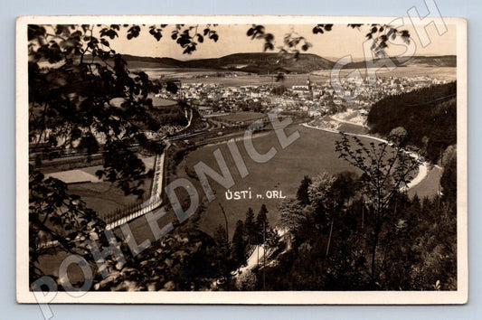Postcard Ústí nad Orlicí historical 1940 (ST4018)