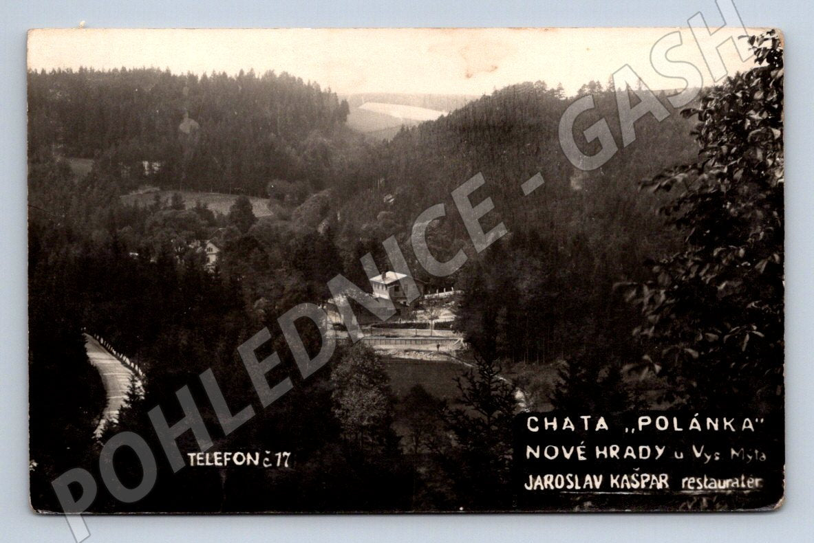 Postcard Polánka Cottage Nové Hrady (ST4032)