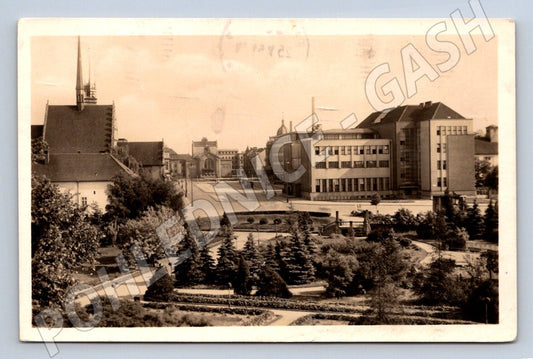 Postcard Pardubice Benešovo Square (ST4036)