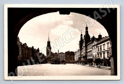 Postcard Pardubice Pernštýn Square (ST4038)