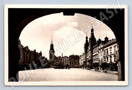 Postcard Pardubice Pernštýn Square (ST4038)