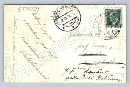 Postcard Čermná u Kyšperka 1936 (ST4039)