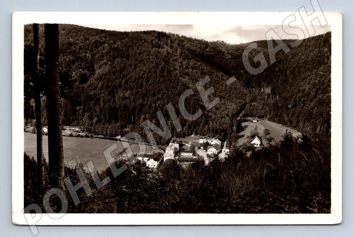 Postcard Drozovská Pila Hoštejn 1949 (ST4040)