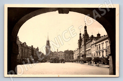 Postcard Pardubice Pernštýnovo Square (ST4047)