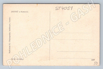 Postcard Jesený nad Kameníčí historical (ST4051)