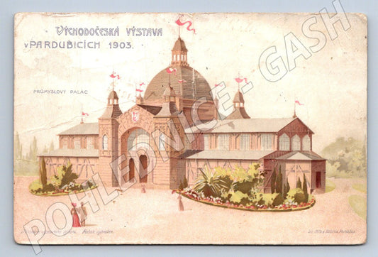 Postcard Pardubice exhibition 1903 (ST4054)