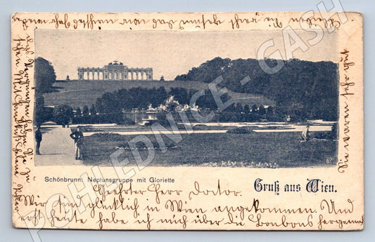 Pohlednice Vídeň Schönbrunn Gloriette (ST4065)