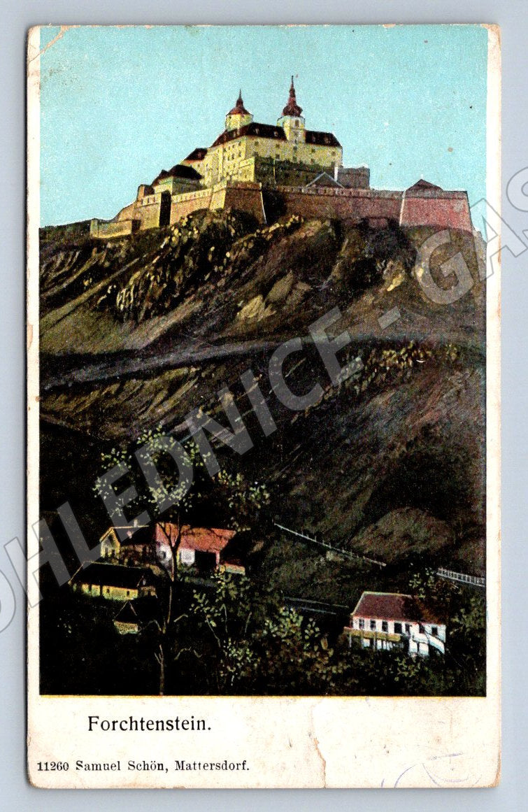 Pohlednice Forchtenstein hrad Rakousko (ST4068)