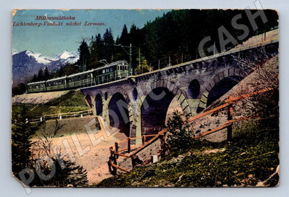 Pohlednice Millenwaldbahn Lermoos 1916 (ST4072)