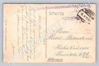 Pohlednice Salzburg Residenzplatz 1915 (ST4073)